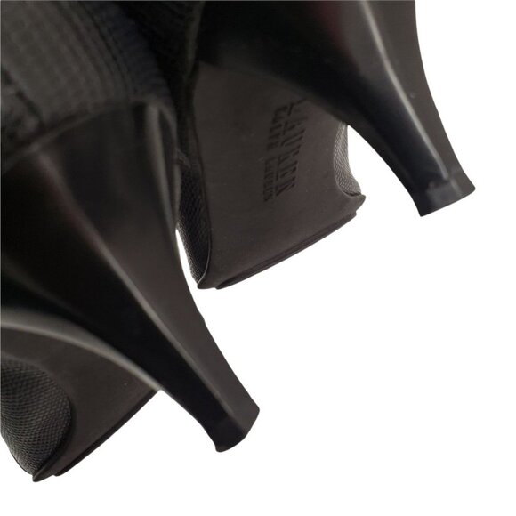 Lauren Ralph Lauren Megan Classic Black Low, Kitten Heel Pumps - Picture 7 of 11